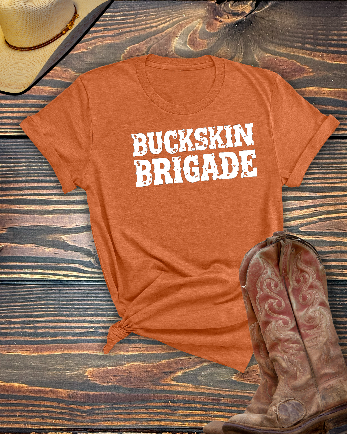 Buckskin Brigade Tshirt - Equine Devine
