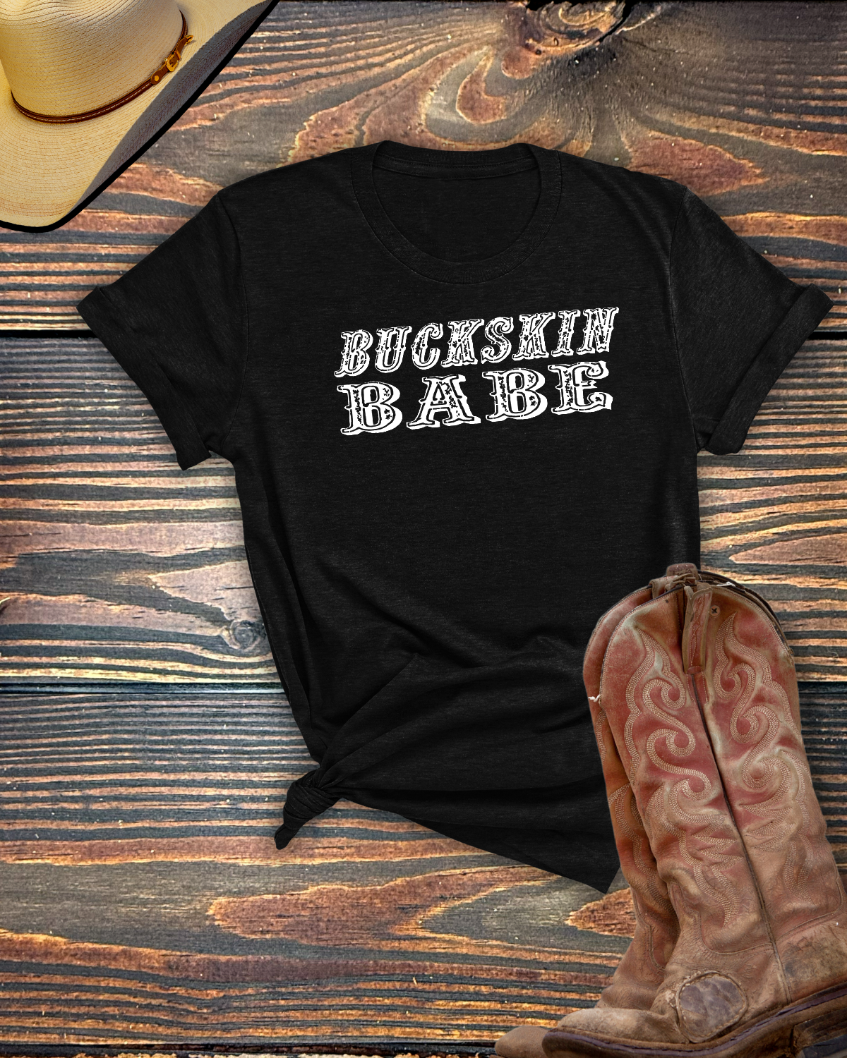 Buckskin Babe Tshirt - Equine Devine