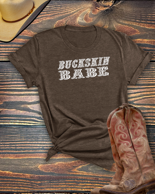 Buckskin Babe Tshirt - Equine Devine