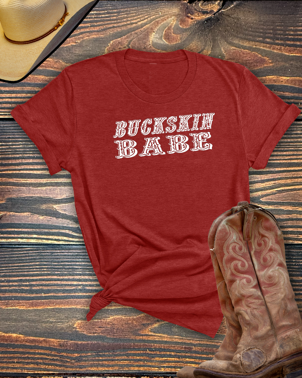 Buckskin Babe Tshirt - Equine Devine