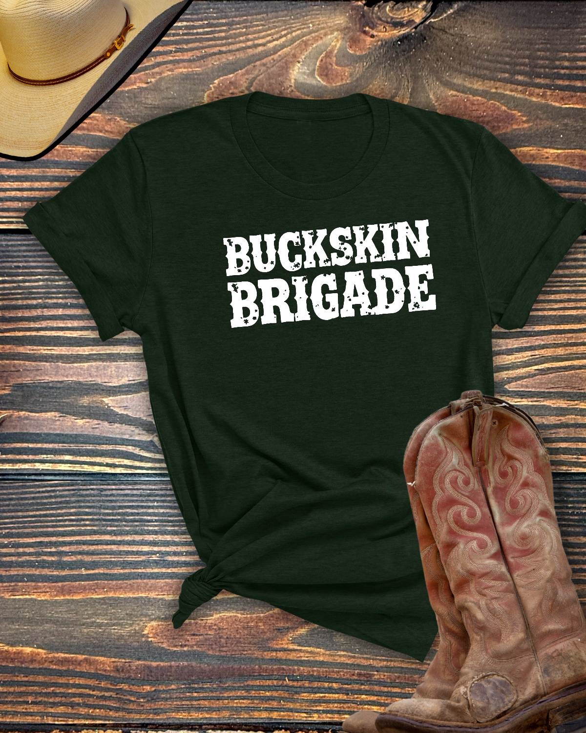 Buckskin Brigade Tshirt - Equine Devine