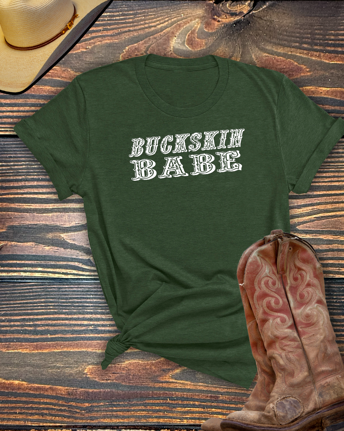 Buckskin Babe Tshirt - Equine Devine