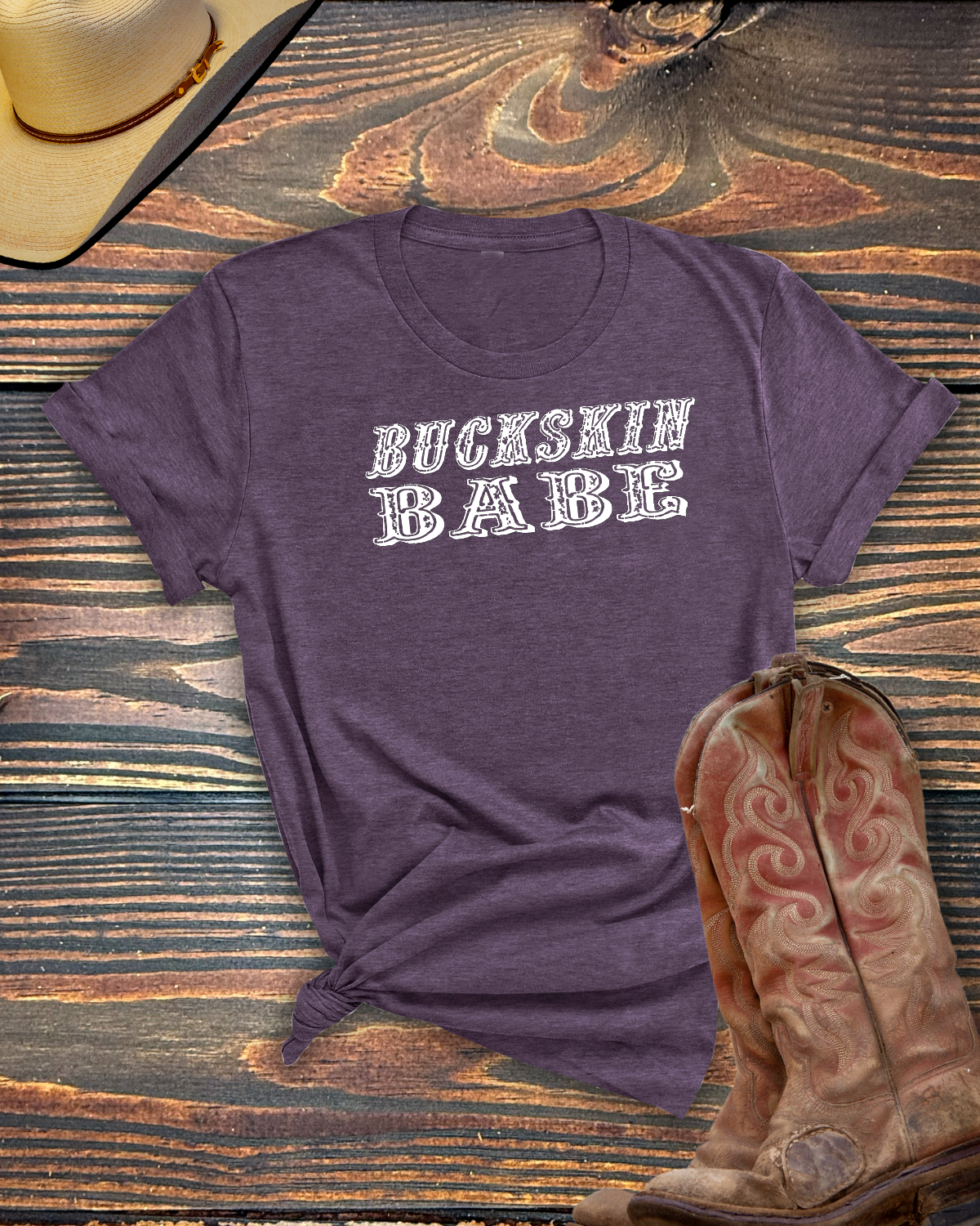 Buckskin Babe Tshirt - Equine Devine