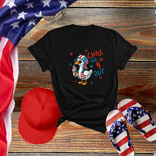 Chill the Fourth Out Duck Tee