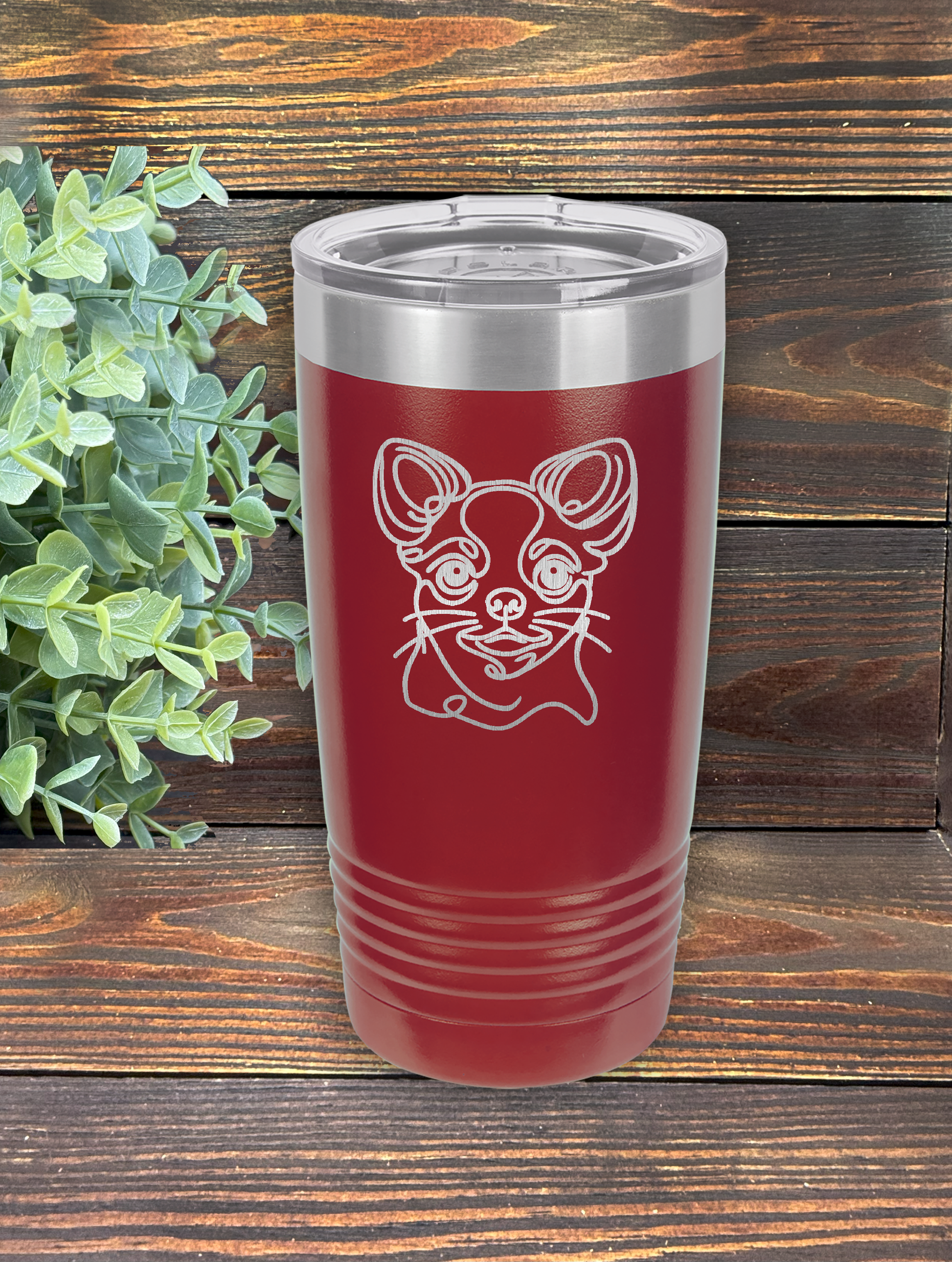 Chihuahua 20 oz. Custom Stainless Steel Polar Camel Travel Mug