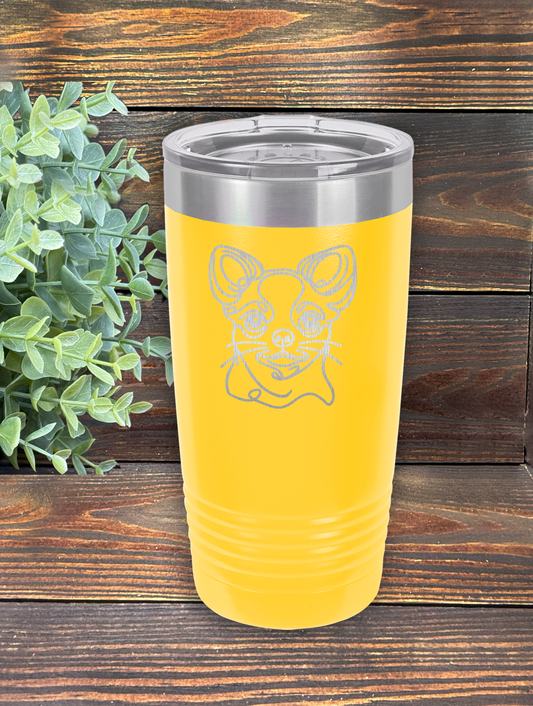 Chihuahua 20 oz. Custom Stainless Steel Polar Camel Travel Mug