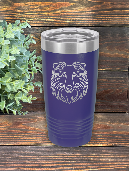 Collie 20 oz. Custom Stainless Steel Polar Camel Travel Mug