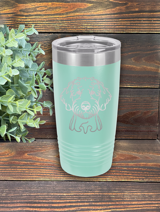 Goldendoodle 20 oz. Custom Stainless Steel Polar Camel Travel Mug