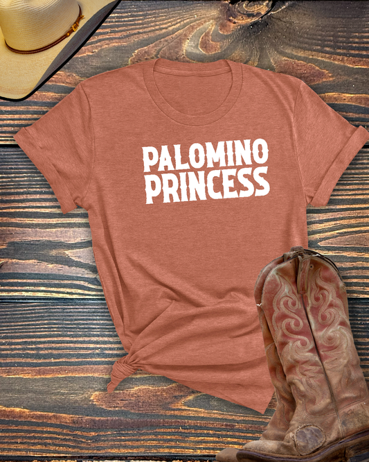Palomino Princess Tshirt - Equine Devine