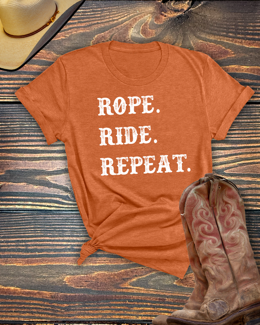 Rope Ride Repeat Tshirt