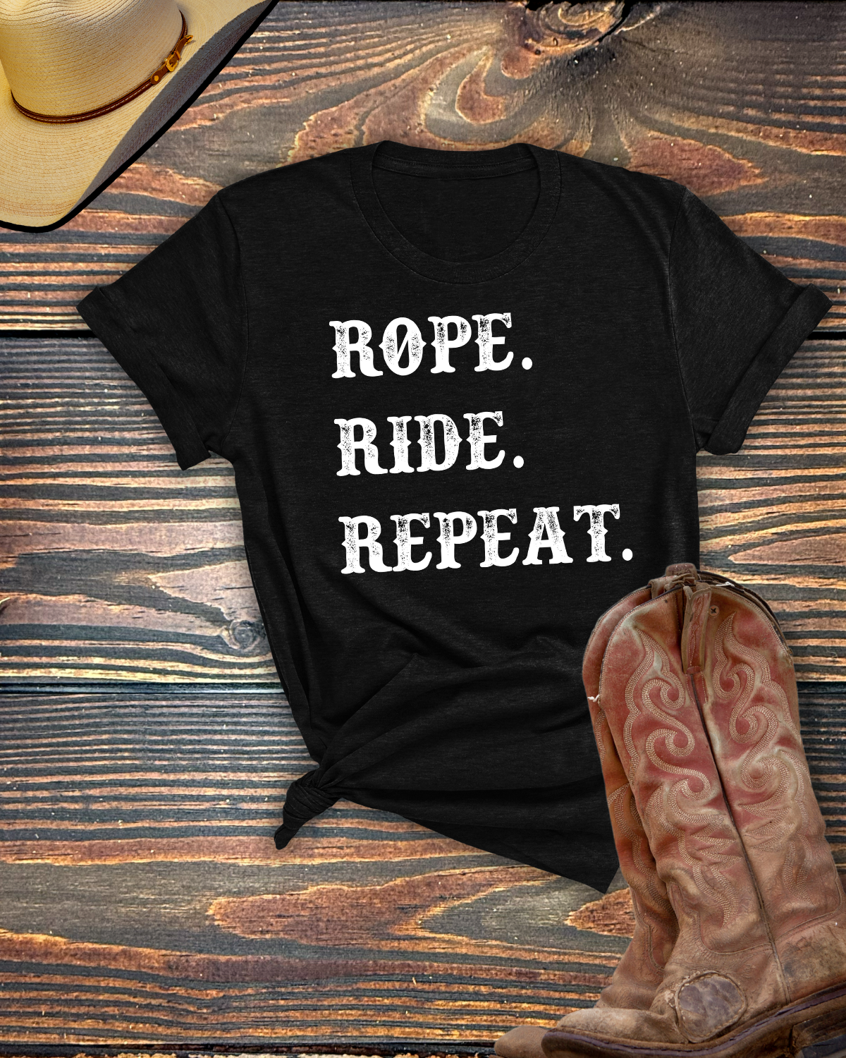 Rope Ride Repeat Tshirt