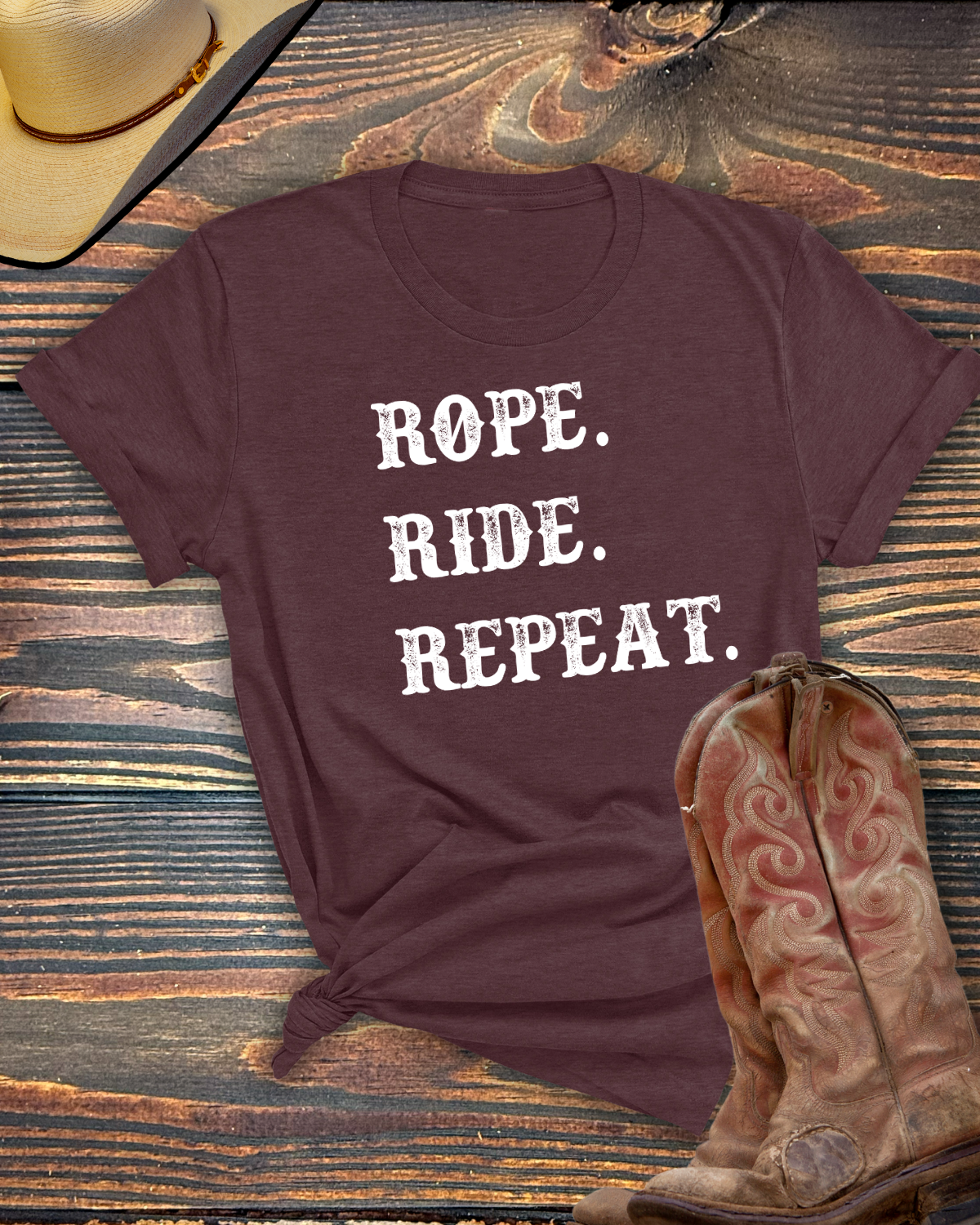 Rope Ride Repeat Tshirt