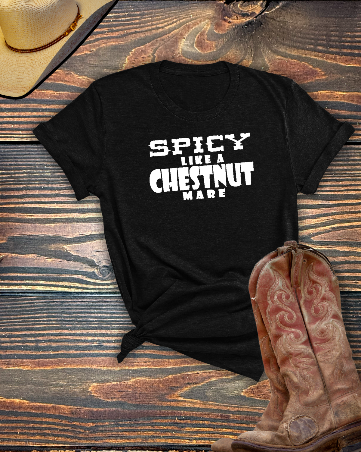 Spicy Like a Chestnut Mare- Equine Devine