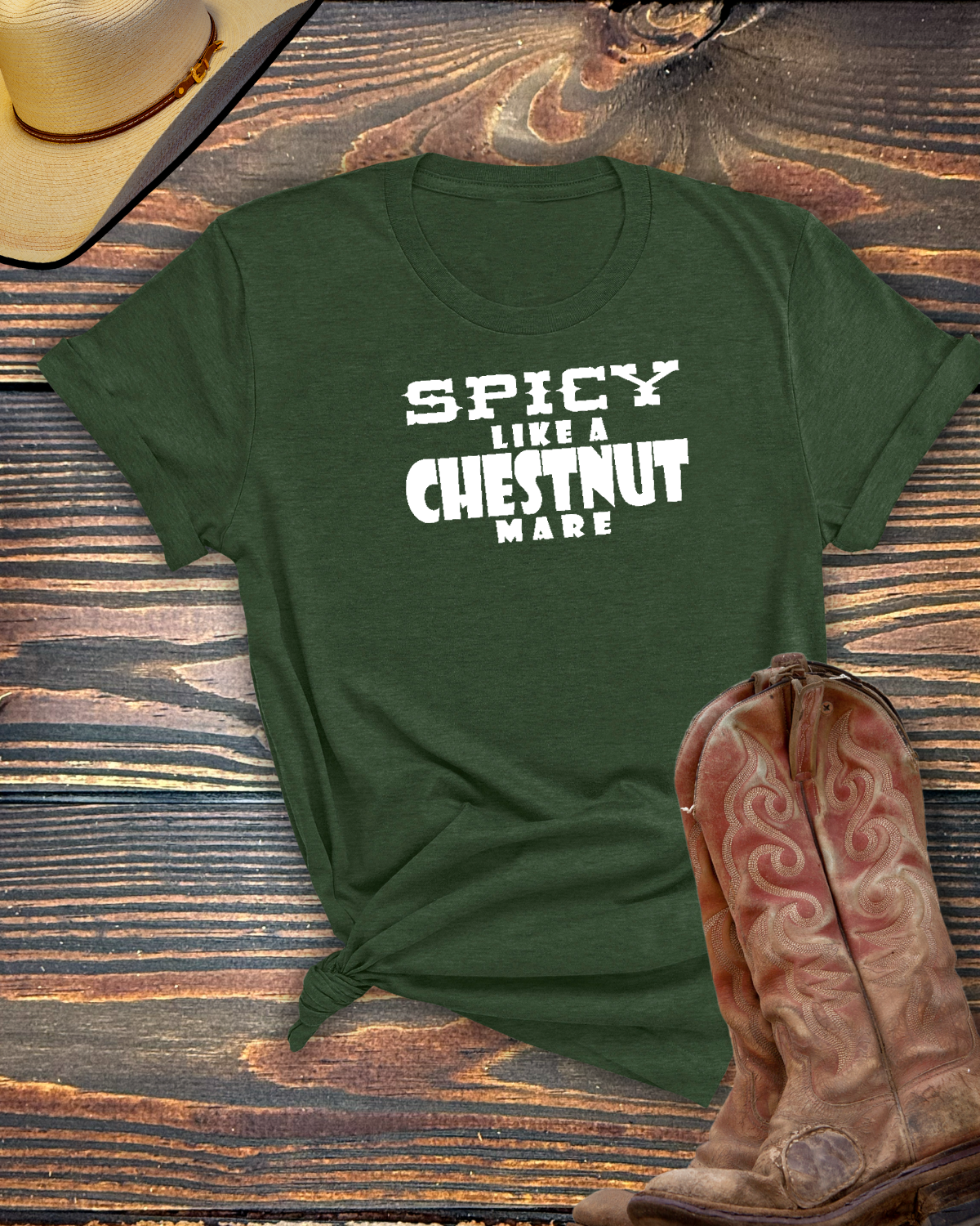 Spicy Like a Chestnut Mare- Equine Devine