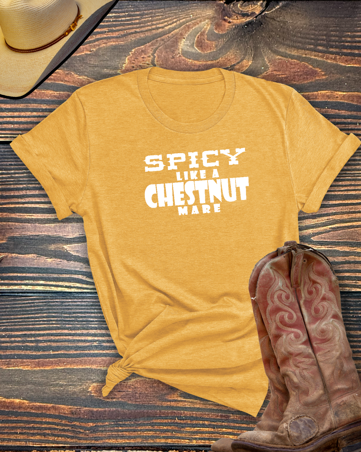 Spicy Like a Chestnut Mare- Equine Devine