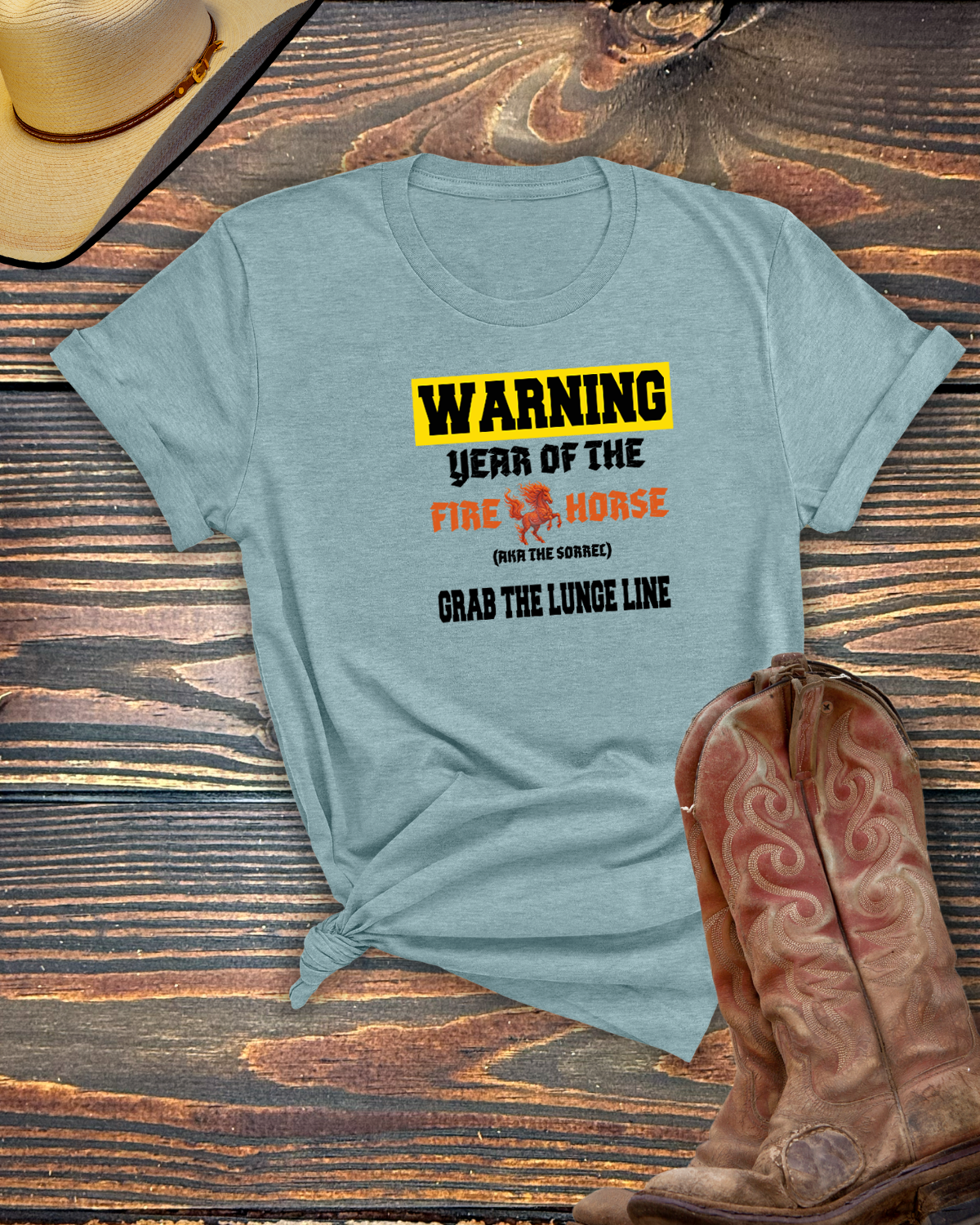 Year of the Fire Horse 2026 Sorrel Tshirt